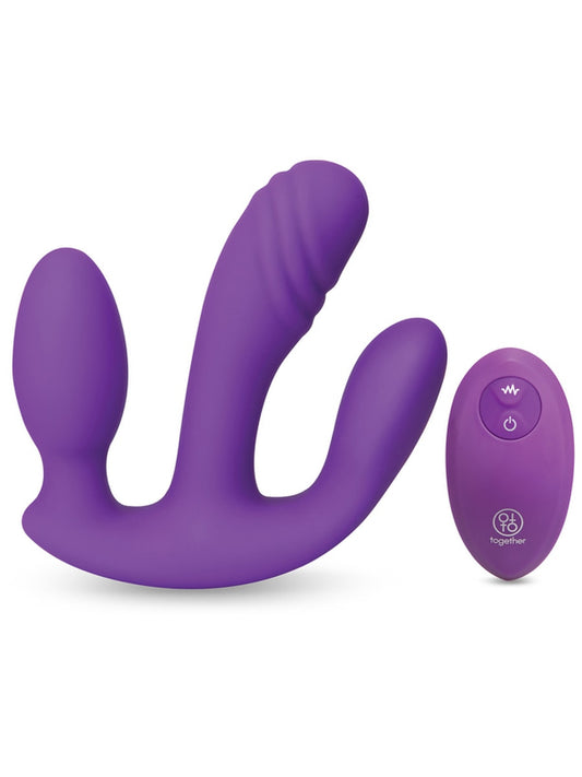 Blended Pleasure Remote Triple-Pronged Vibrator by Together