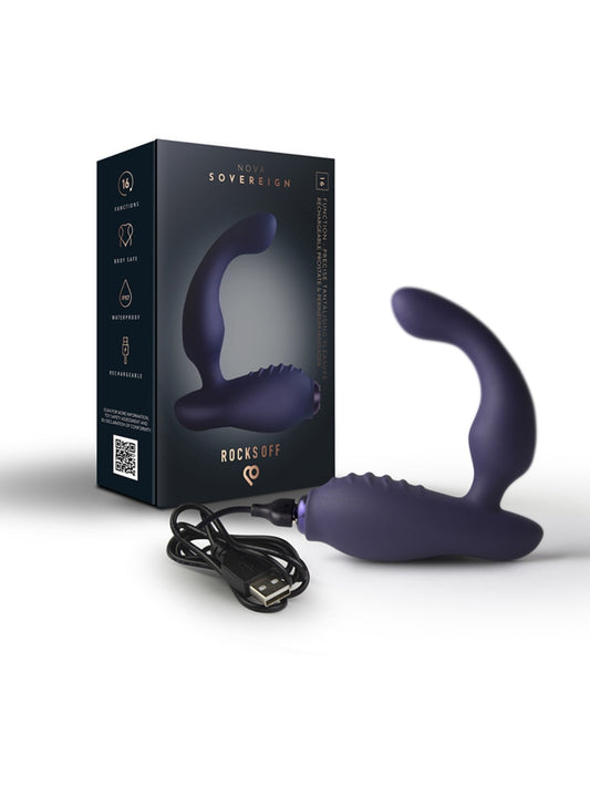 Rocks Off Nova Sovereign Rechargeable Prostate Vibrator - Prostate Toys