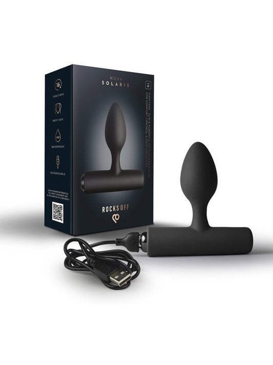 Rocks Off Nova Solaris Silicone Prostate Vibrator - Prostate Toys