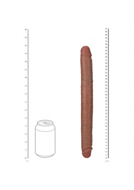 REALROCK 35 cm Slim Double Ender Realistic Dildo - Double Ender