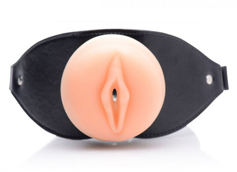Pussy Face Oral Sex Mouth Gag - Bondage Gags and Bits