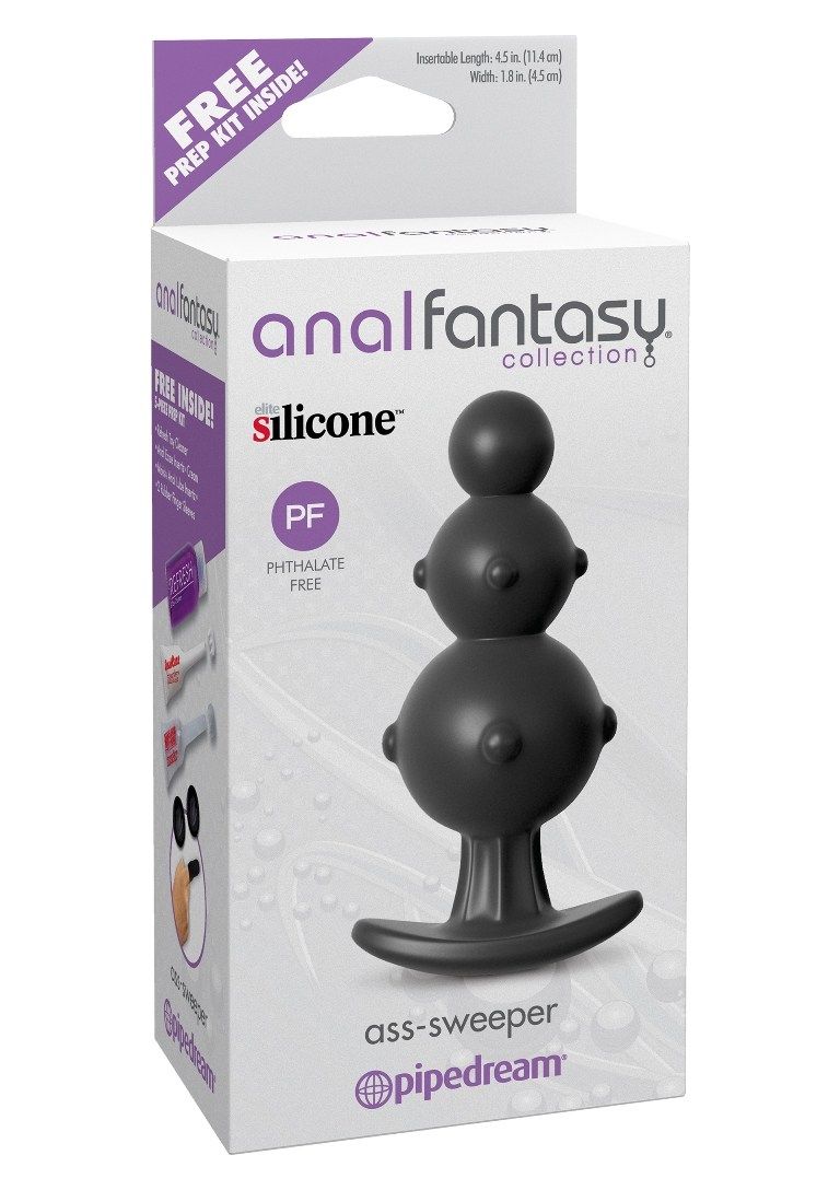 Anal Fantasy Collection Ass Sweeper Silicone Anal Plug Butt Plugs