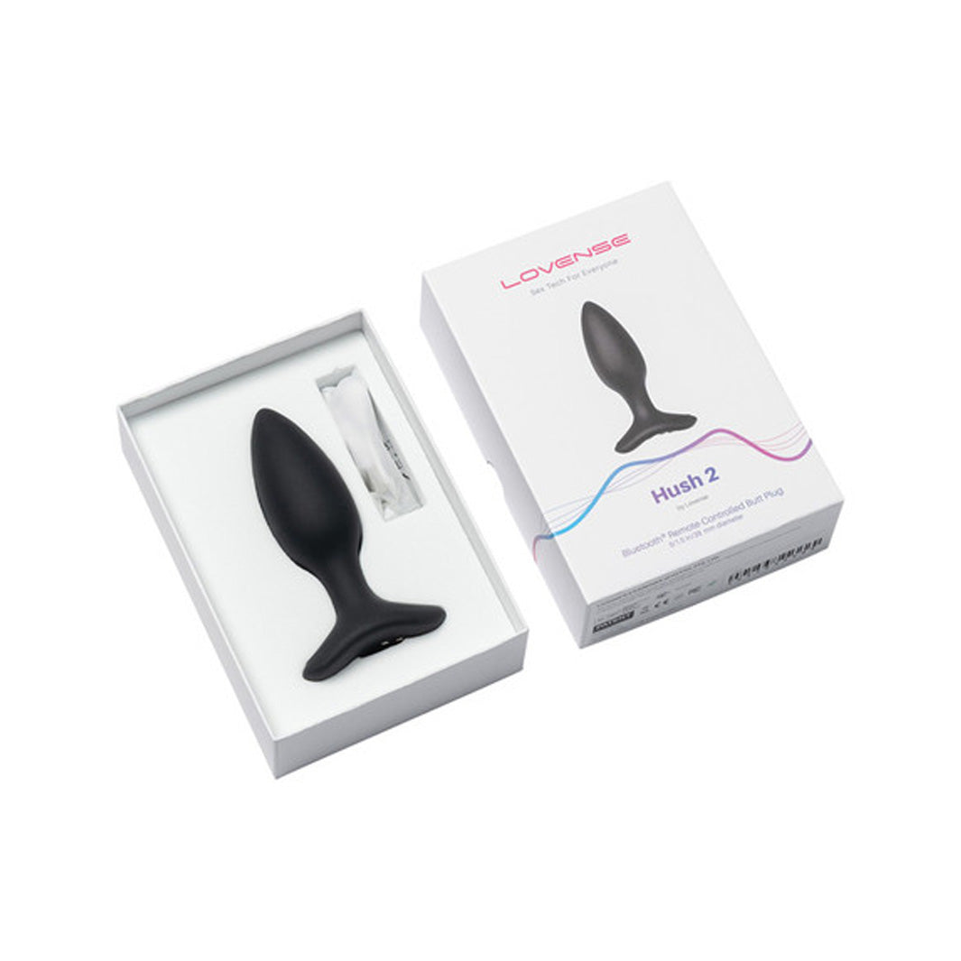 Lovense Hush 2 Remote Controlled Vibrating Butt Plug Remote Control Vibrators