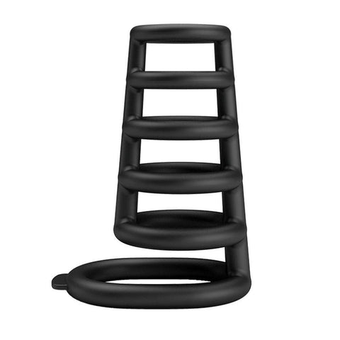 Party Up KIM Mens Stretchy Cock Ring Cage - Stretchy Cock Rings