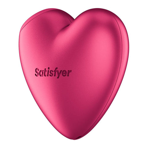 Satisfyer Cutie Heart Battery Operated Air Pulse Clit Vibe - Clit Ticklers and Pulsators