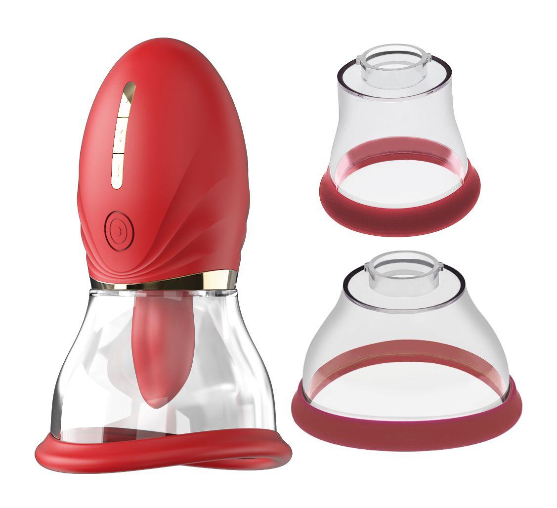 Shots LuvPump Adoramor Licking & Sucking Ladies Pump - Breast and Nipple Toys