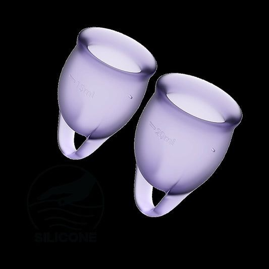 Satisfyer Feel Confident Silicone Menstrual Cup - Menstrual Cups