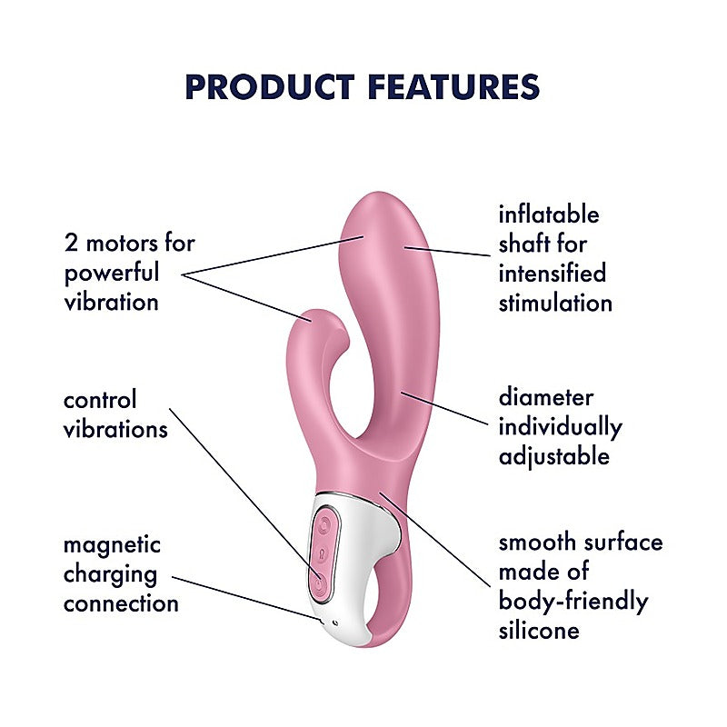 Air Pump Bunny 2 G Spot Rabbit Vibrator by Satisfyer - Rabbit Vibrators