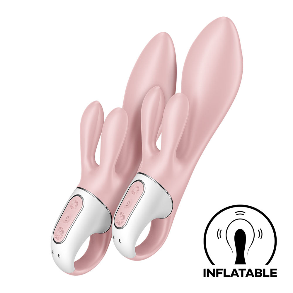 Satisfyer Air Pump Bunny 3 Inflatable Rabbit Vibrator Pink Rabbit Vibrators