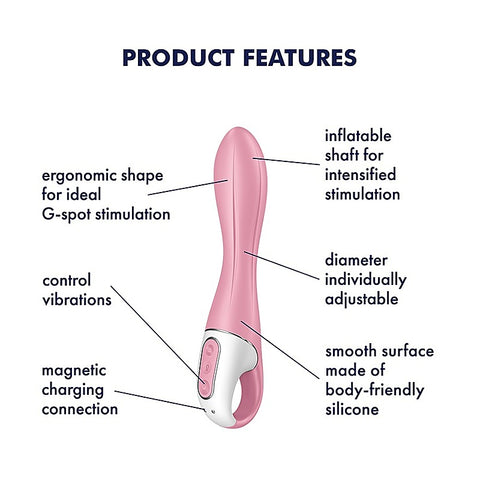 Air Pump 12 Functions G Spot Vibrator 2 By Satisfyer - G-Spot Vibrators
