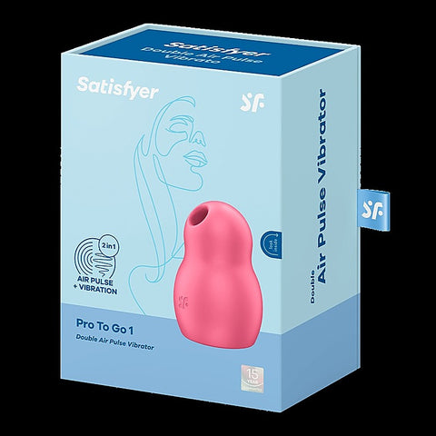 Pro To Go 1 Air Pulse Clitoral Vibrator By Satisfyer - G-Spot Vibrators
