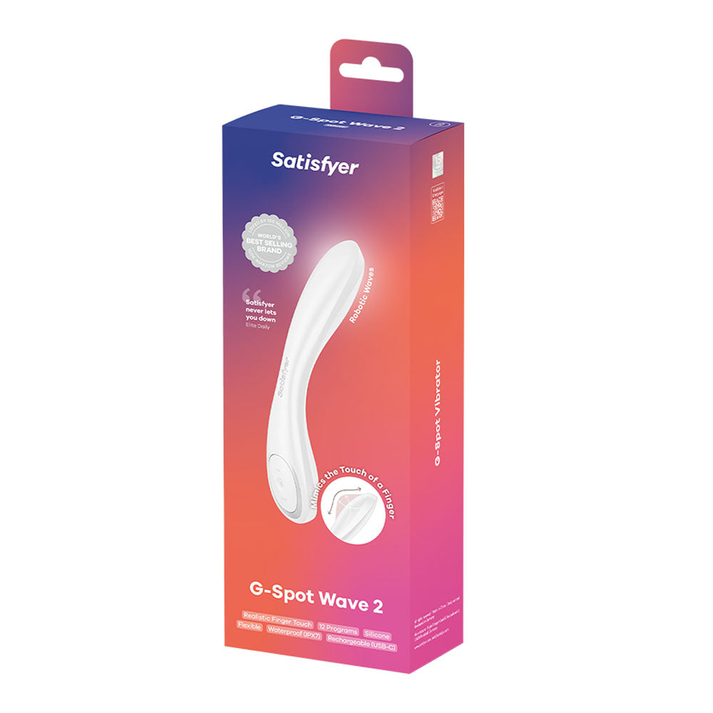 Satisfyer G-Spot Wave 2 Rechargeable Flicking Tip Vibrator G-Spot Vibrators