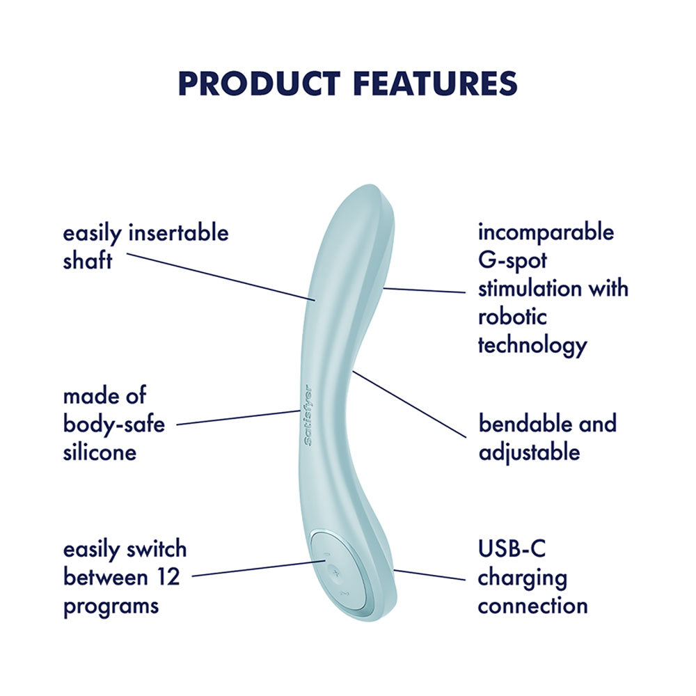 Satisfyer G-Spot Wave 2 Rechargeable Flicking Tip Vibrator G-Spot Vibrators