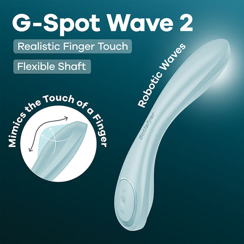 Satisfyer G-Spot Wave 2 Rechargeable Flicking Tip Vibrator - G-Spot Vibrators