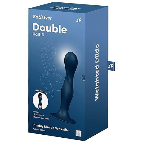 Satisfyer Double Ball-R Silicone Dildo by Xgen Products - Anal Dildos