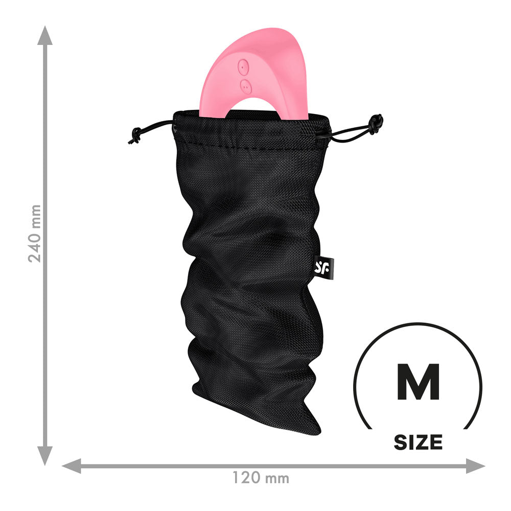 Satisfyer Treasure Toy Storage Bag Black Vibrator Accessories