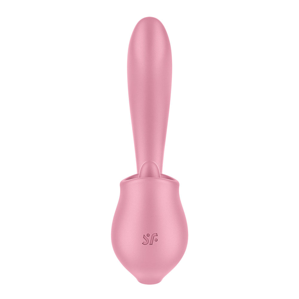 Satisfyer Tongue Genius Vibrator with Clit Stimulator Clit Ticklers and Pulsators