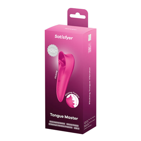 Satisfyer Tongue Master Flicking Clitoral Stimulator - Clit Ticklers and Pulsators