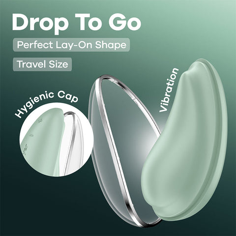 Satisfyer Drop To Go USB Rechargeable Clitoral Stimulator - Clit Ticklers and Pulsators