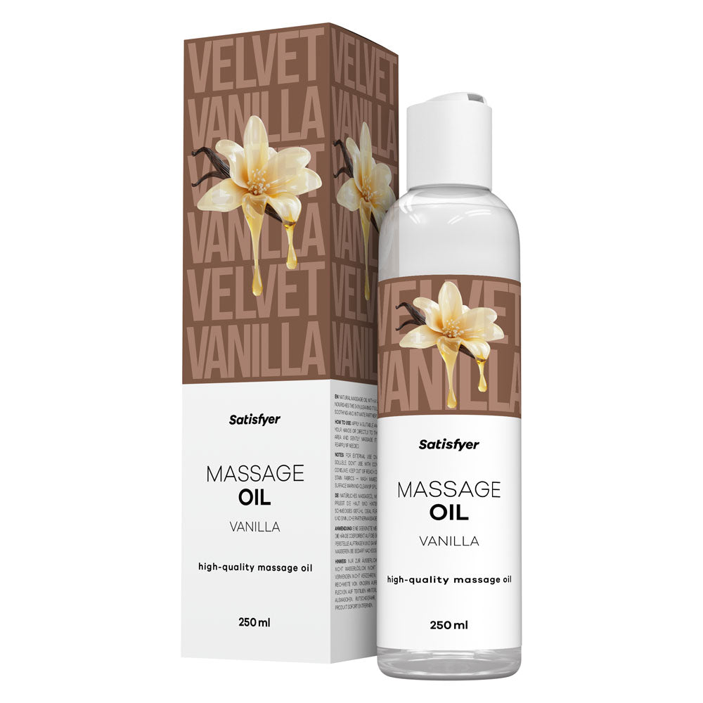 Satisfyer Comforting Scented Adult Massage Oil 250 ml - Massage Oils and Lubricants