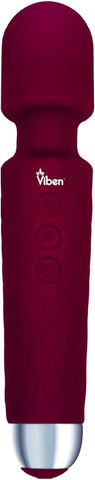Viben Tempest Rechargeable Body Wand Massager Ruby - Body Wands