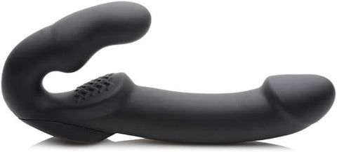 Strap U Evoke Rechargeable Vibrating Silicone Strapless Strap On Sex Toy - Strap On Sextoys