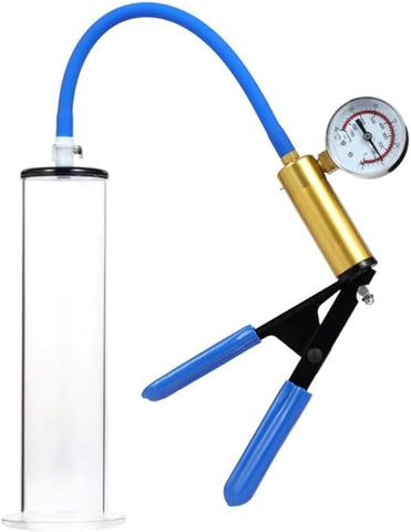 LuvPump LuxaMax Brass Handle Penis Pump Set With Gauge - Penis Pumps And Stretchers