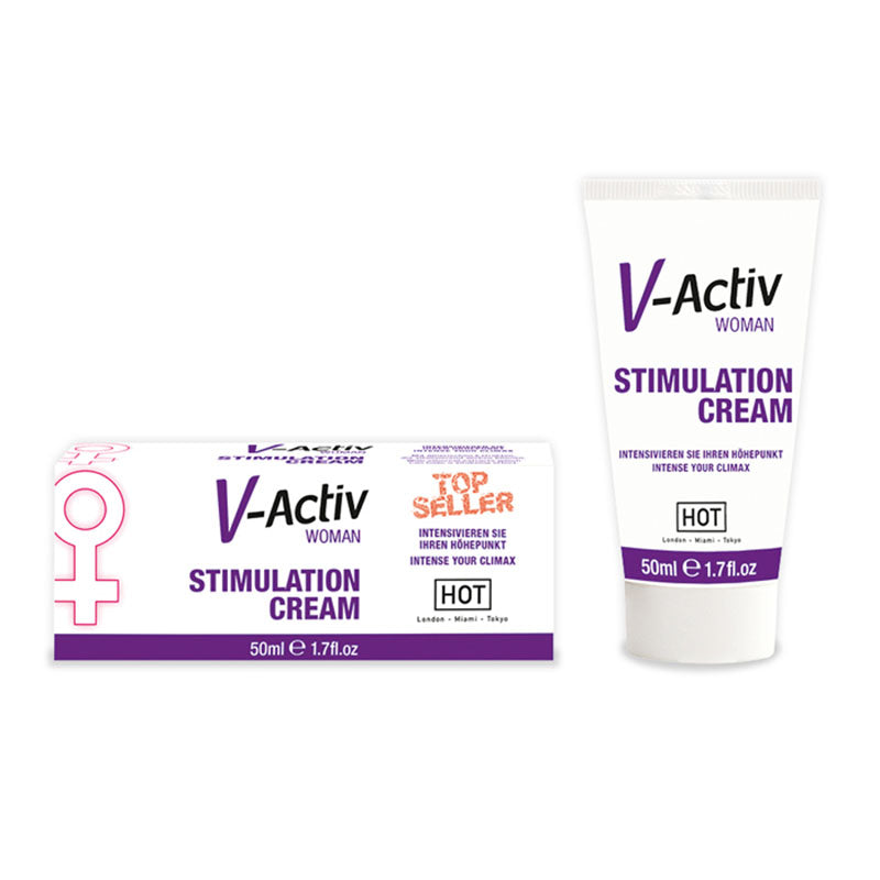 Hot Production HOT V Activ Stimulation Enhancer Cream for Women 50ml Delay and Excite Sprays