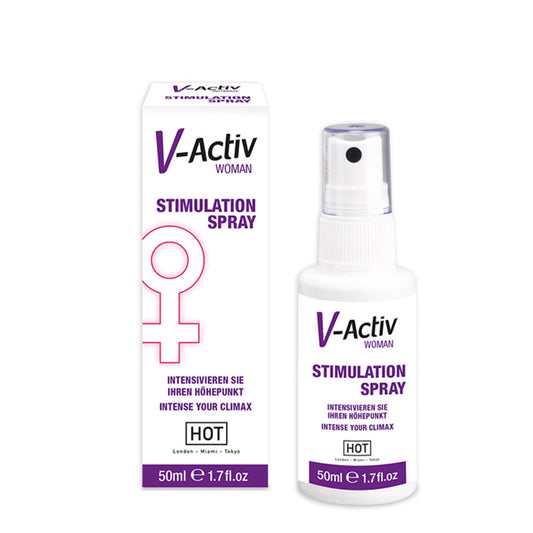 Hot Production HOT V Activ Stimulation Enhancer Spray for Women 50ml - Delay and Excite Sprays