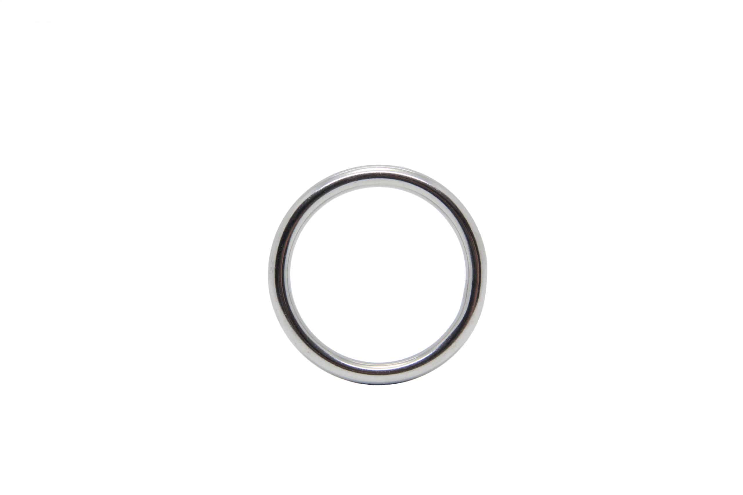Love In Leather Stainless Steel Mens Cock Ring Steel Cock Rings