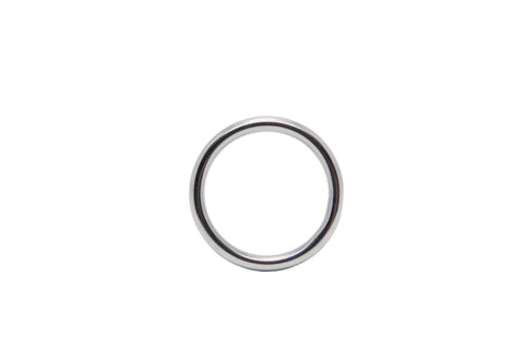 Love In Leather Stainless Steel Mens Cock Ring - Steel Cock Rings