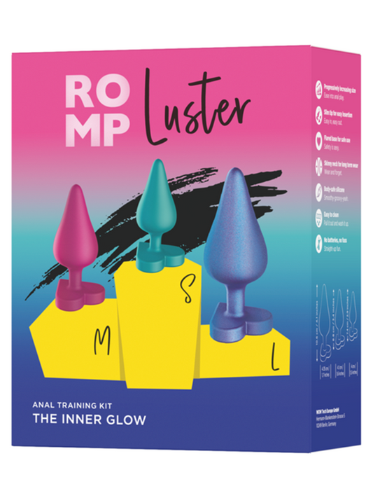 Romp Luster Silicone Butt Plugs Set by Love Honey - Butt Plugs