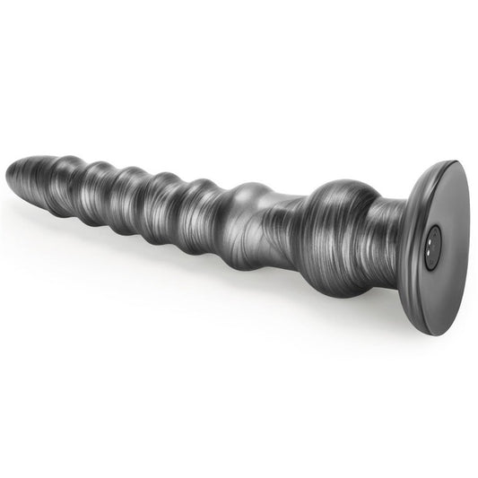 Lovetoy King Sized Vibrax Slider Vibrating Dildo Grey Vibrating Dildos