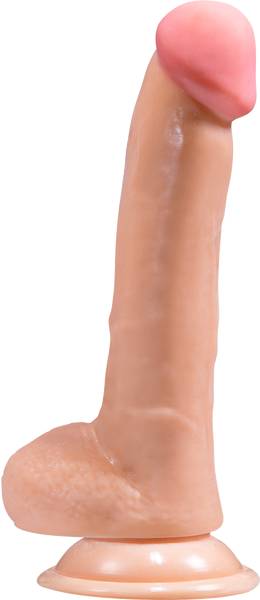 DeepIn Suction Cup Base Realistic Dong With Balls Flesh Realistic Dildos