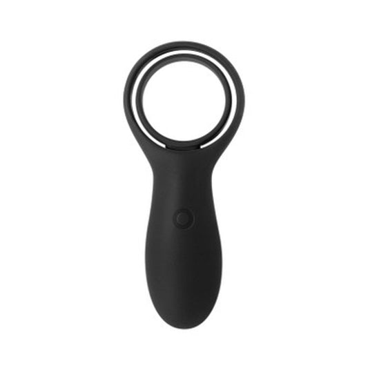 Zero Tolerance The Rechargeable Torpedo Cock Ring Black - Vibrating Cock Rings