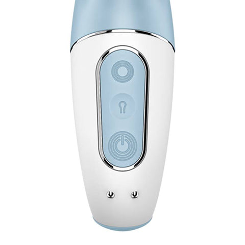 Satisfyer Air Pump Bunny 1 Inflatable Rabbit Vibrator Blue - Rabbit Vibrators