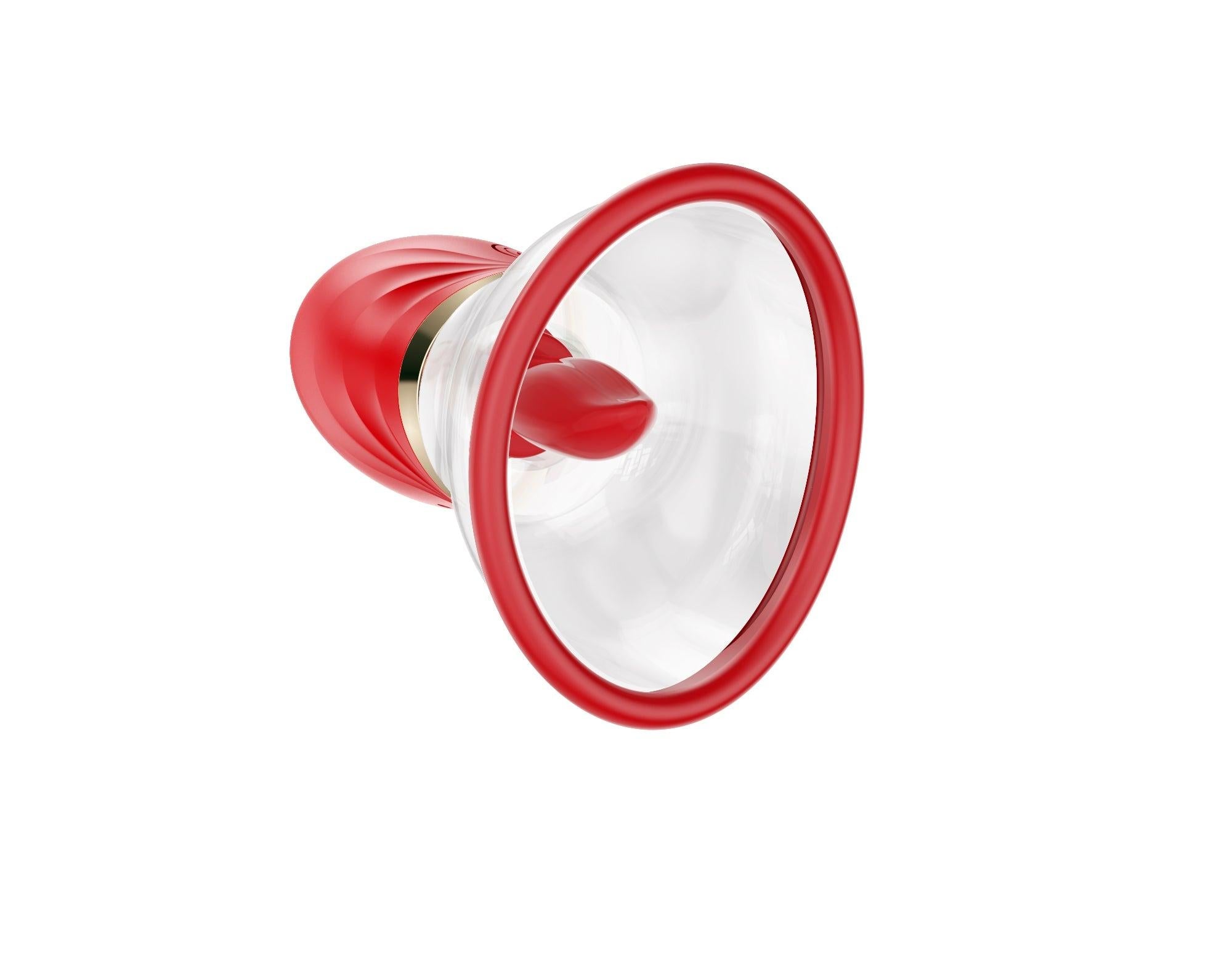 Shots LuvPump Adoramor Licking & Sucking Ladies Pump - Breast and Nipple Toys