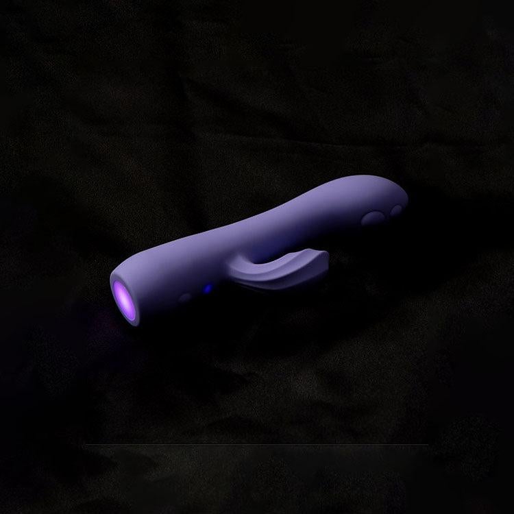 Adam & Eve GROOVY GLOW-UPS Wavie Rabbit Vibrator - Rabbit Vibrators
