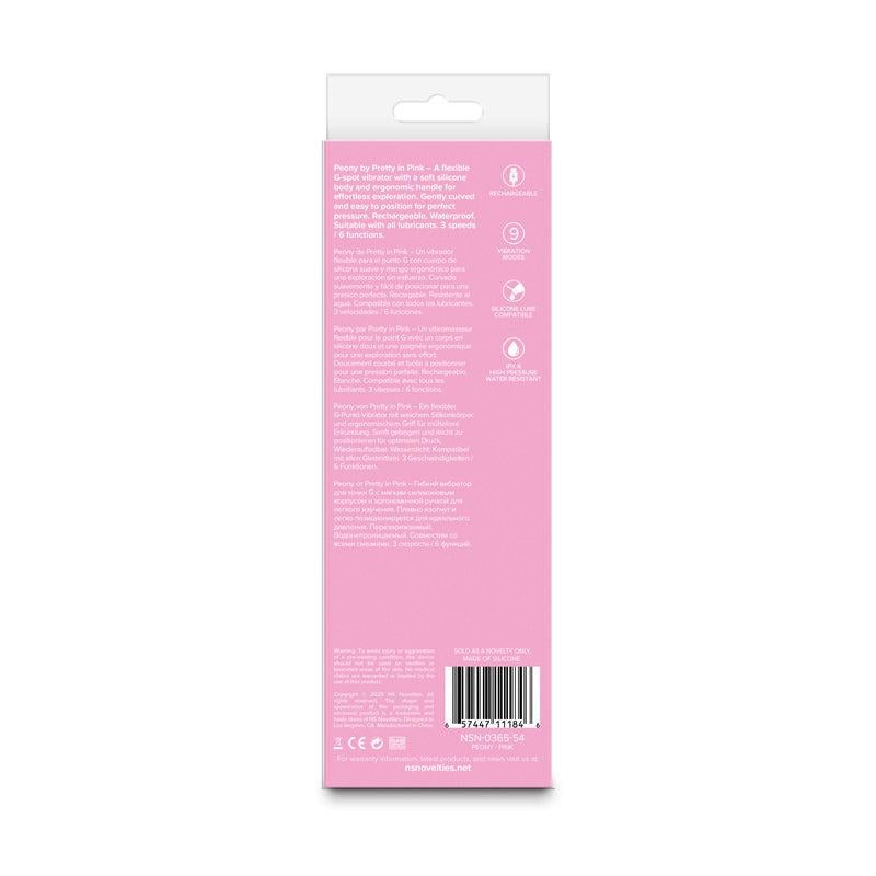 NS Novelties Pretty in Pink Peony Flexible G Spot Vibrator - G-Spot Vibrators