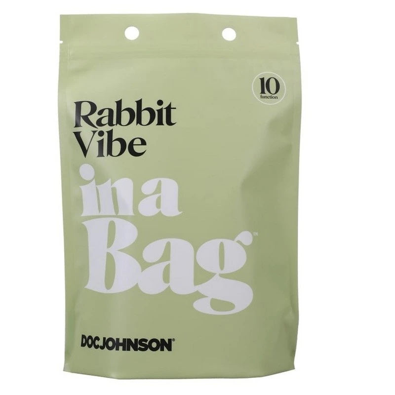 Doc Johnson 10 Functions Rabbit Vibrator In A Bag Rabbit Vibrators