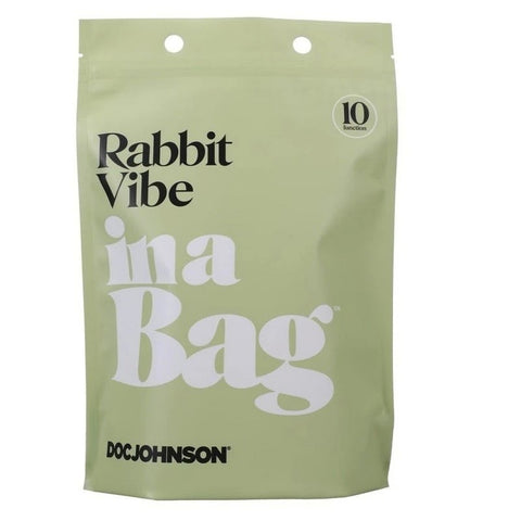 Doc Johnson 10 Functions Rabbit Vibrator In A Bag - Rabbit Vibrators
