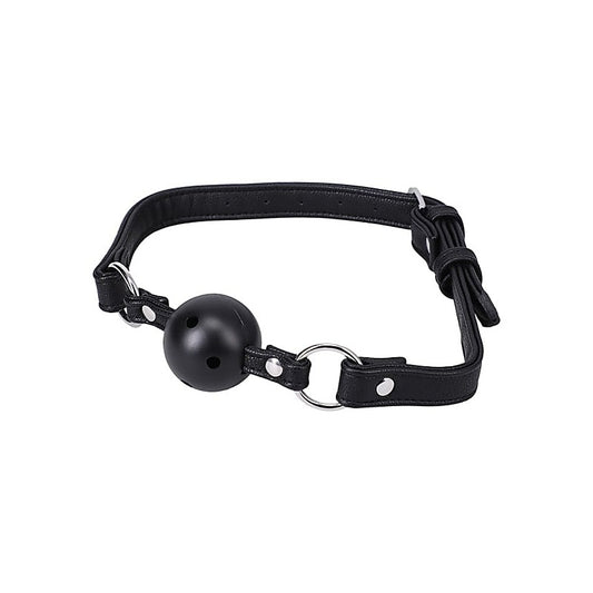 Doc Johnson BDM Play Began Leather Ball Gag In A Bag