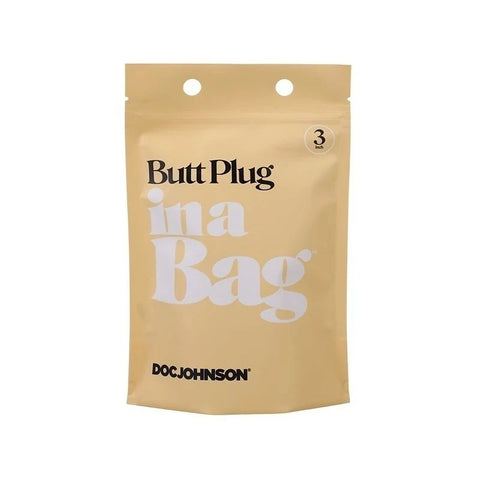 Doc Johnson Beginner-Friendly Butt Plug In A Bag - Butt Plugs