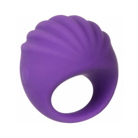 CalExotics Silhouette S2 Vibrating Cock Ring Purple - Cock Rings