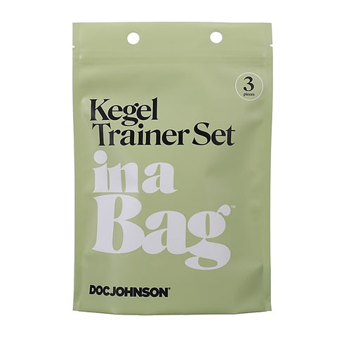 Doc Johnson 3 Silicone Balls Kegel Trainer Set In A Bag