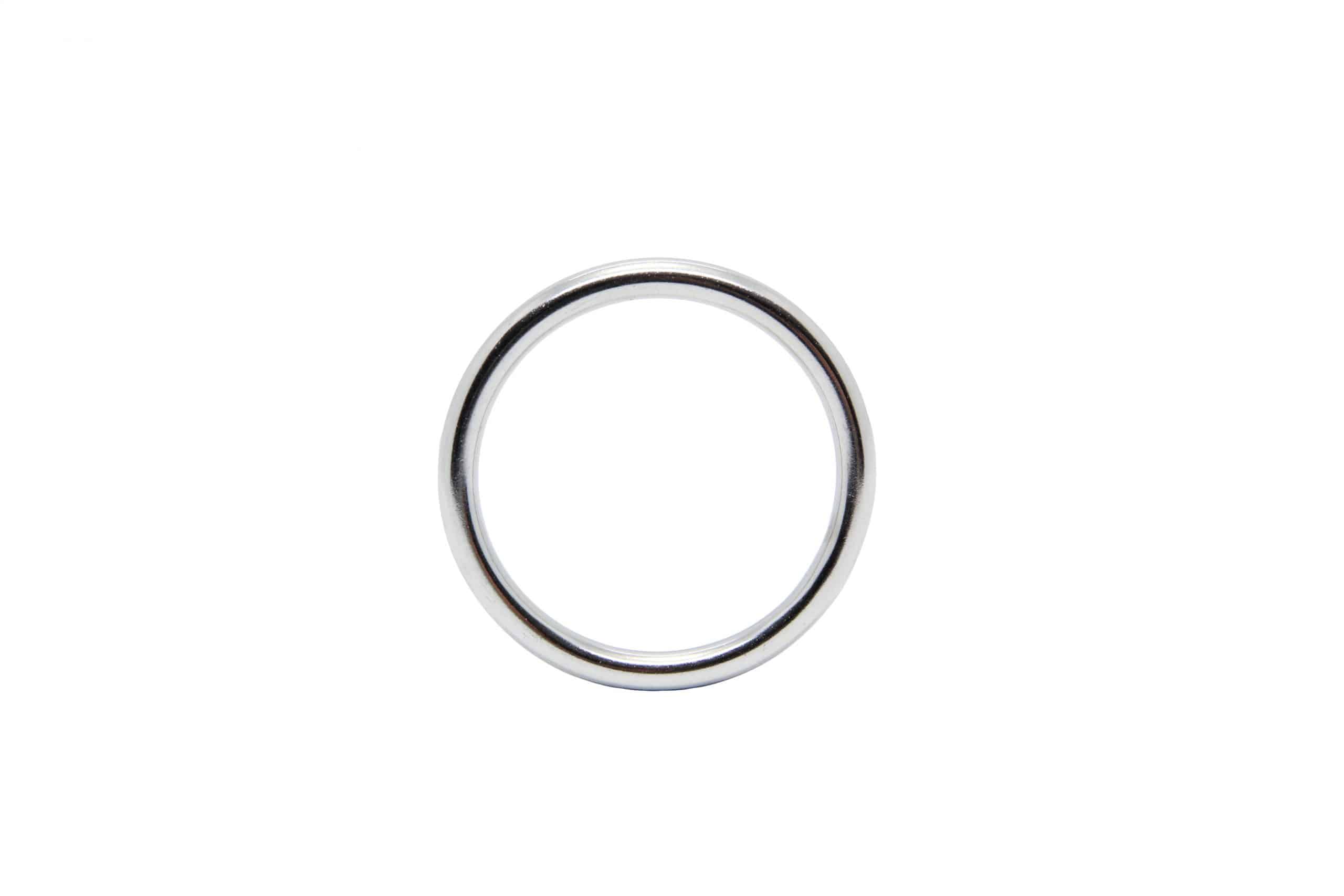 Love In Leather Stainless Steel Mens Cock Ring Steel Cock Rings