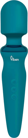 Viben Fierce Rechargeable Vibrating Wand Massager Ocean - Body Wands