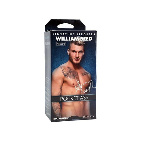 Doc Johnson William Seed ULTRASKYN Pocket Ass Stroker - Masturbators and Strokers
