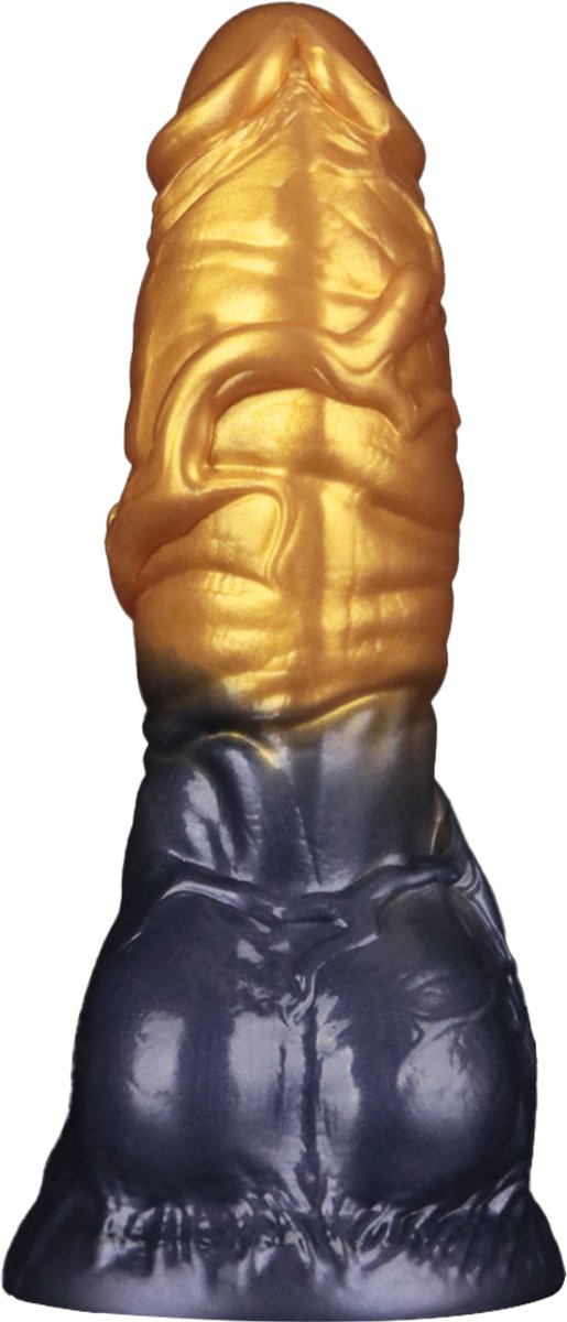 Lovetoy Aerosx Dual Density Fantasy Dildo Gold/Blue Realistic Dildos