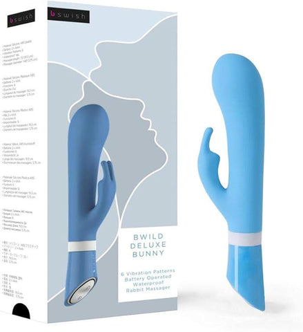 B Swish Bwild Deluxe Bunny G Spot Vibrator Blue Lagoon - G-Spot Vibrators